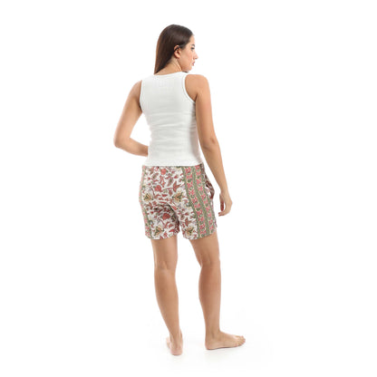 Jamila A set of Cut Derby and wooded shorts women