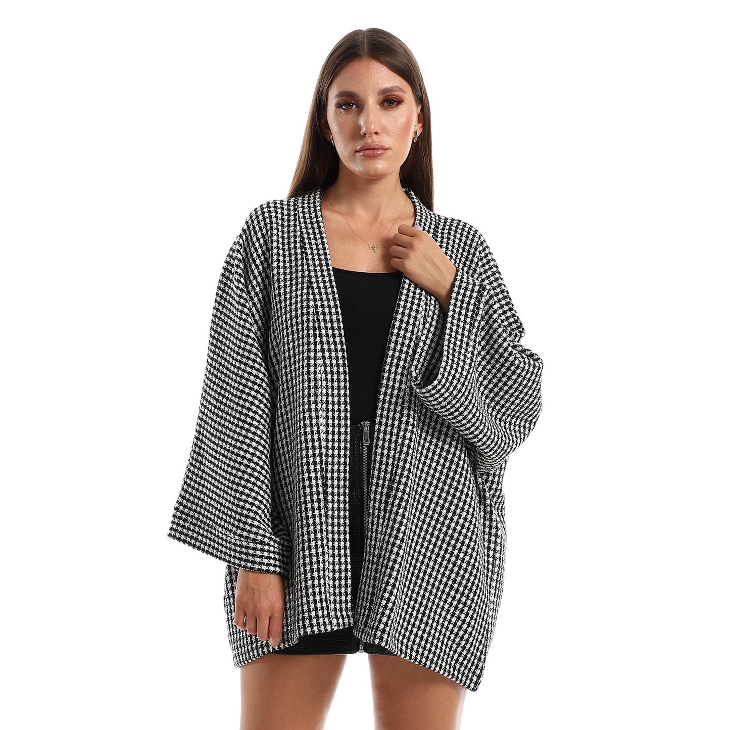 Slip On Wide Sleeves Kimono
