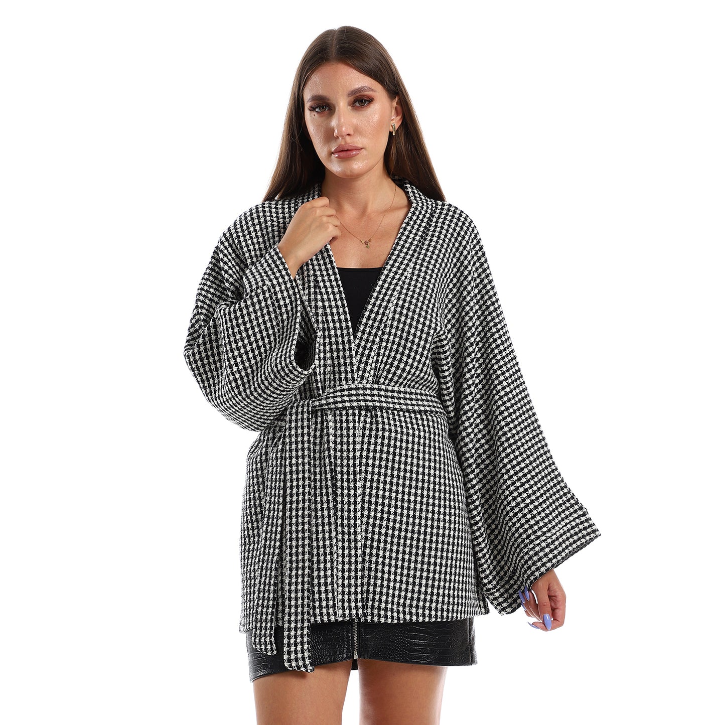 Slip On Wide Sleeves Kimono