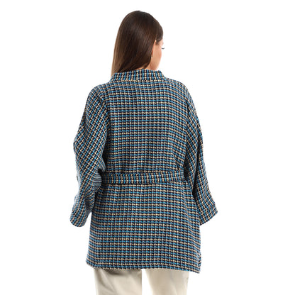 Slip On Wide Sleeves Kimono