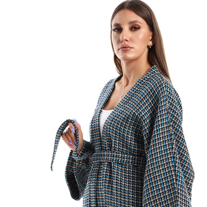 Slip On Wide Sleeves Kimono