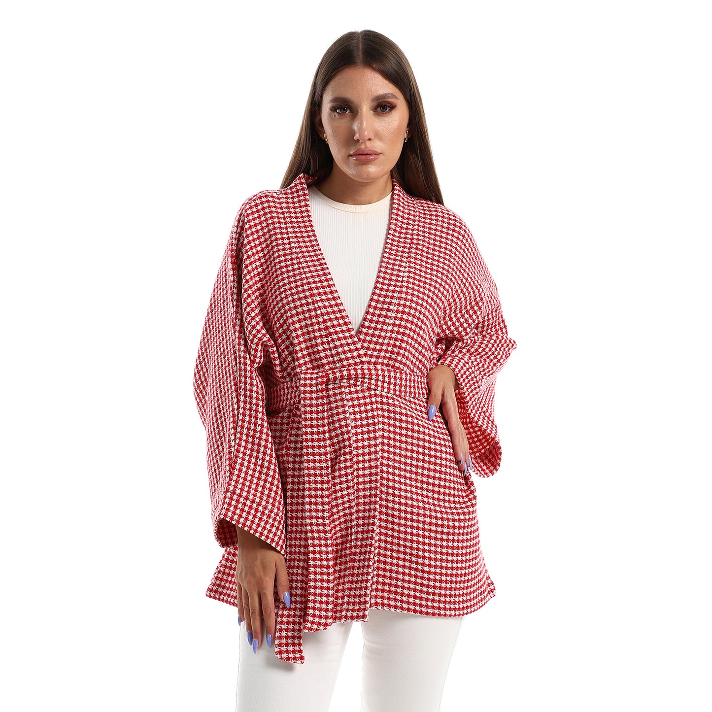 Slip On Wide Sleeves Kimono
