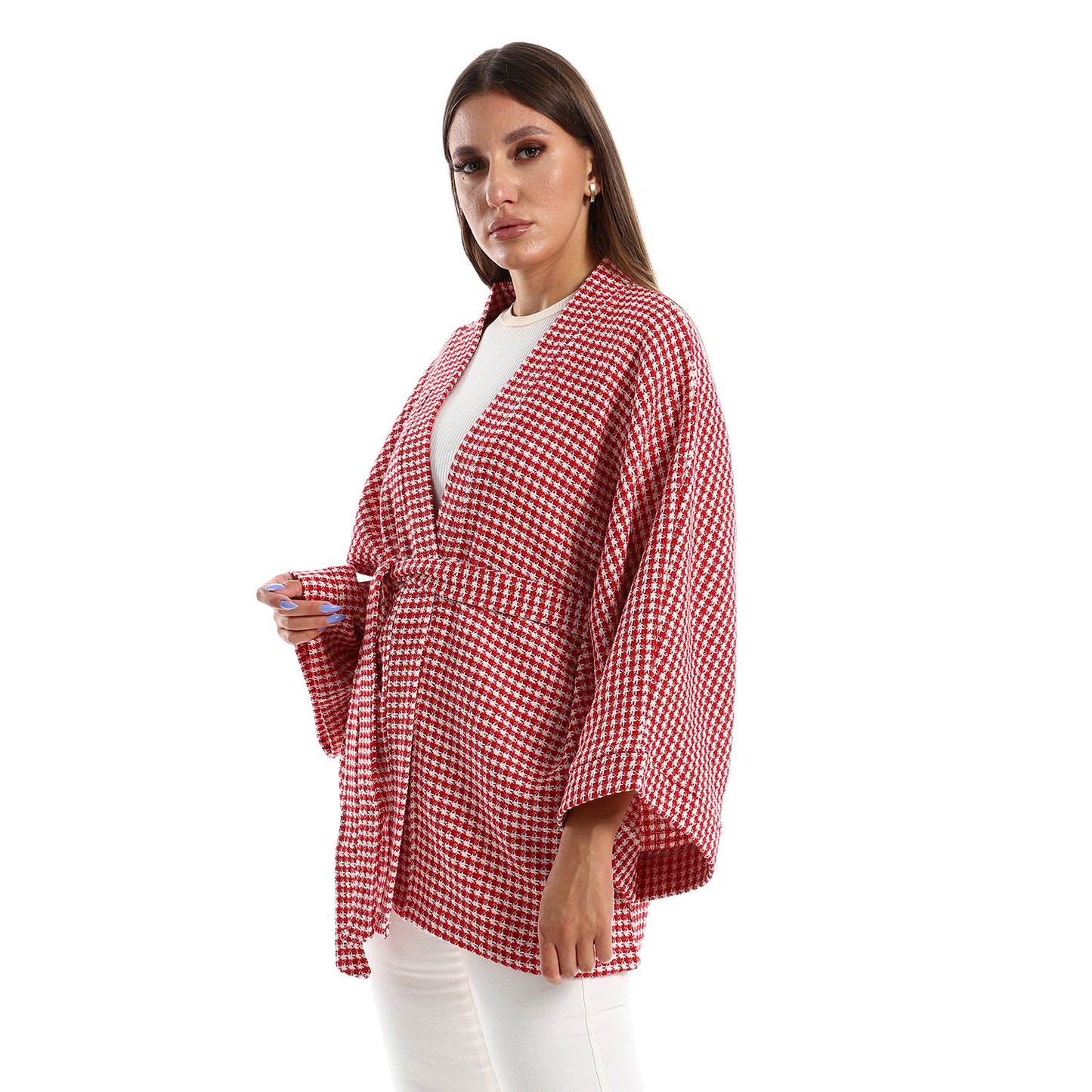 Slip On Wide Sleeves Kimono