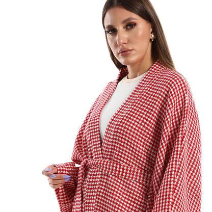 Slip On Wide Sleeves Kimono