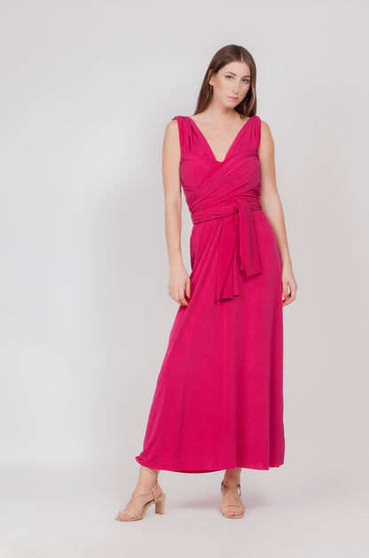 Multi Ways Casual Plain Dress