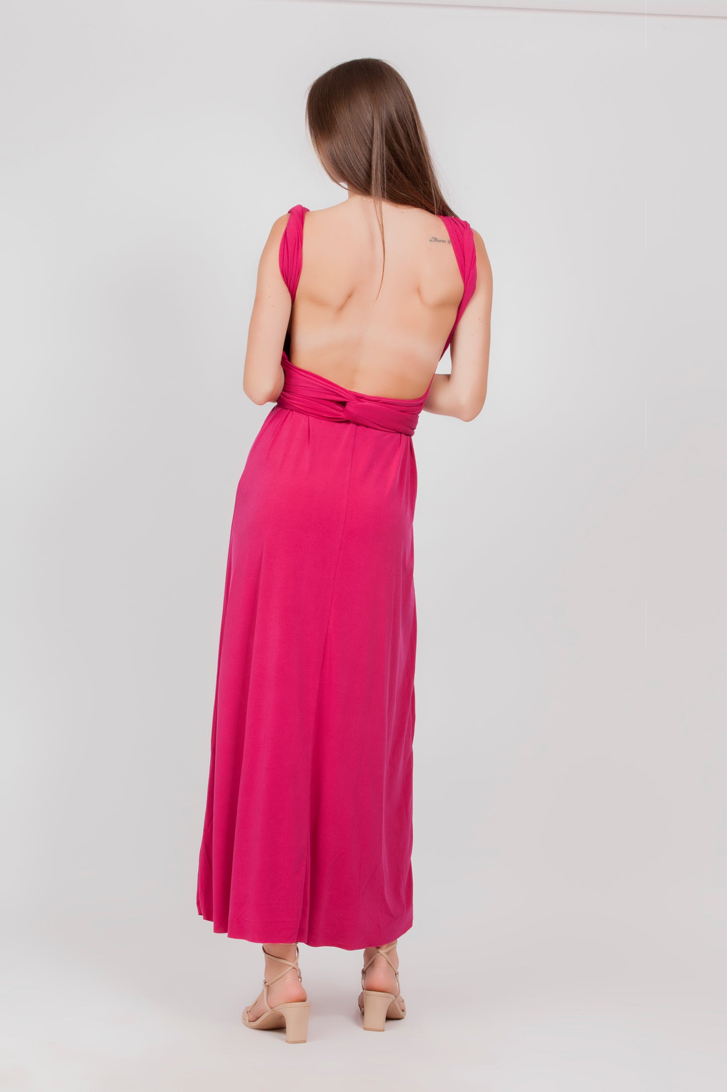Multi Ways Casual Plain Dress