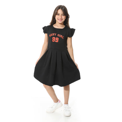 Front Printed Dress