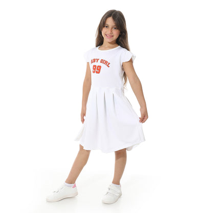 Front Printed Dress