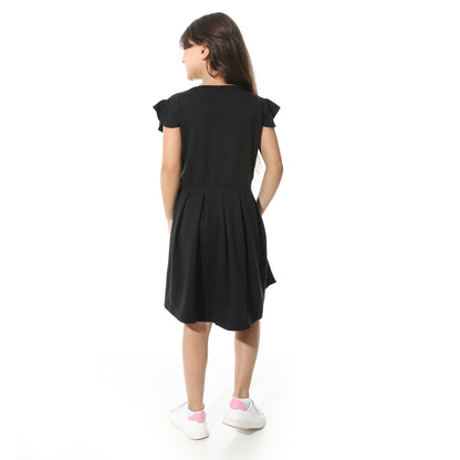 Front Printed Dress