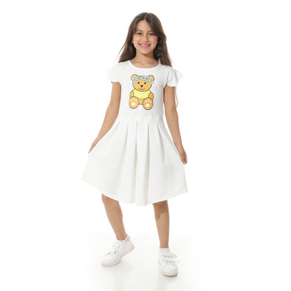 Front Printed Dress