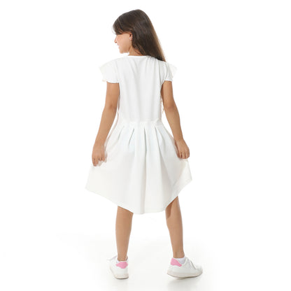 Front Printed Dress