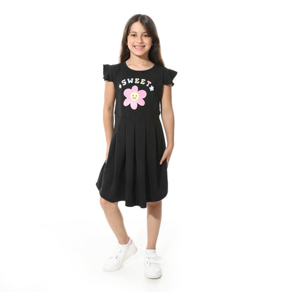 Front Printed Dress