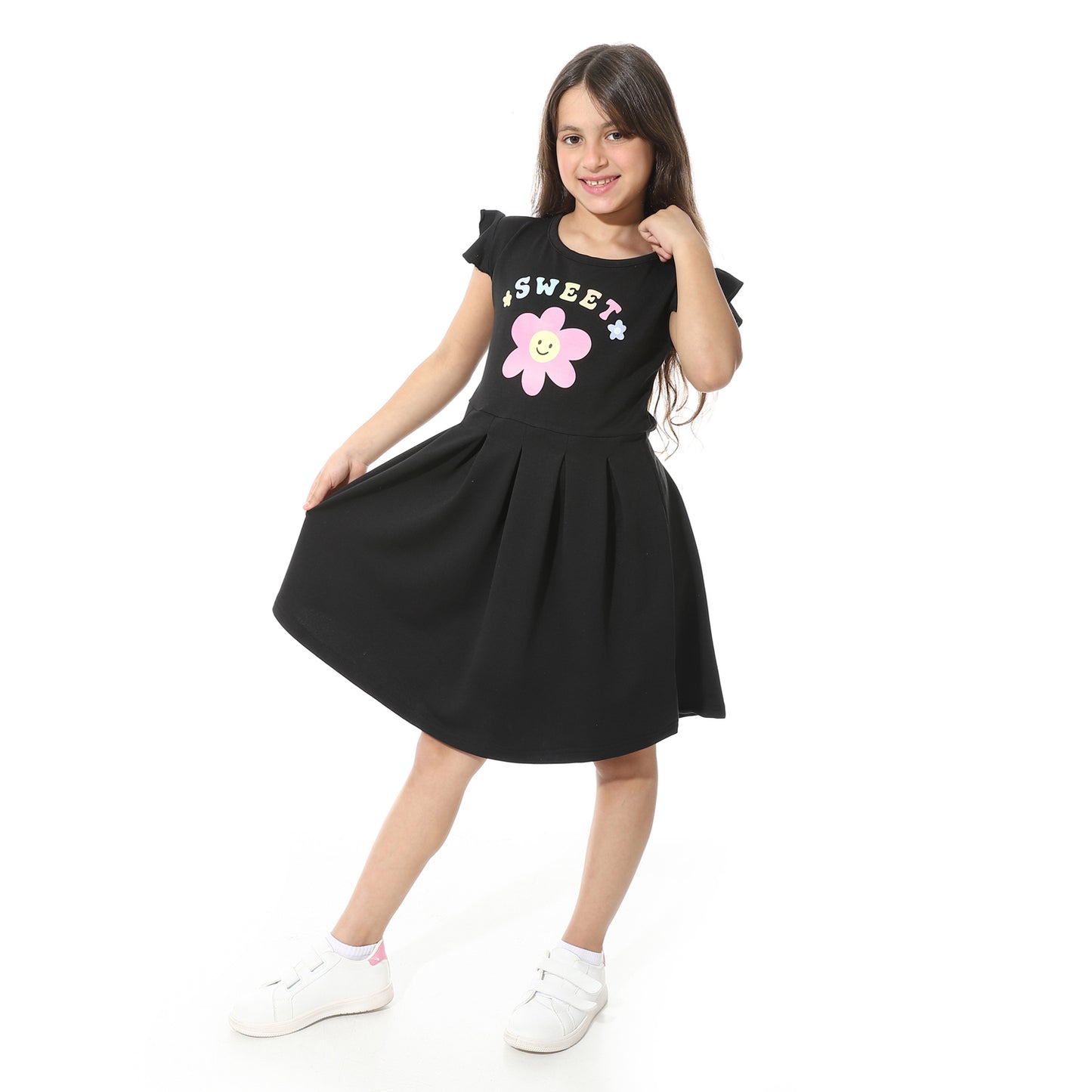 Front Printed Dress