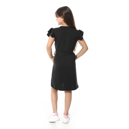 Front Printed Dress
