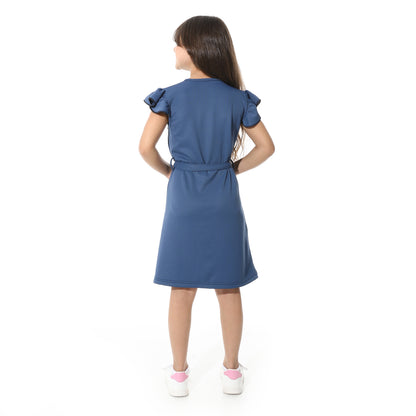 Front Printed Dress