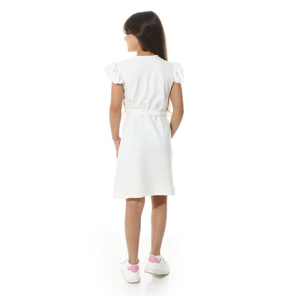 Front Printed Dress