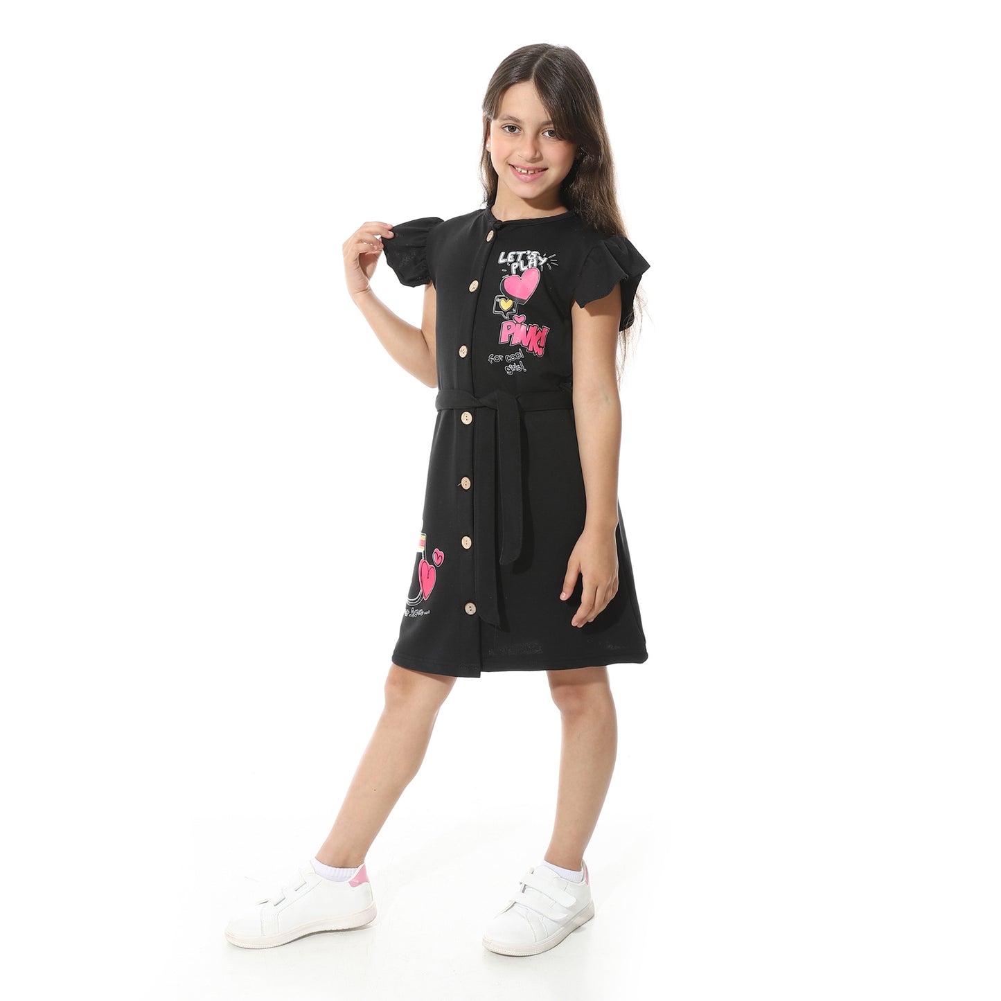 Front Printed Dress