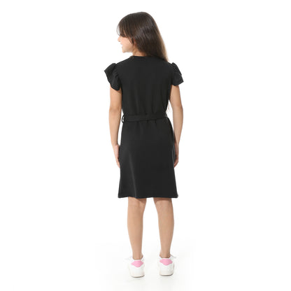 Front Printed Dress