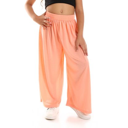 kady Girls Wide Leg Solid Pants