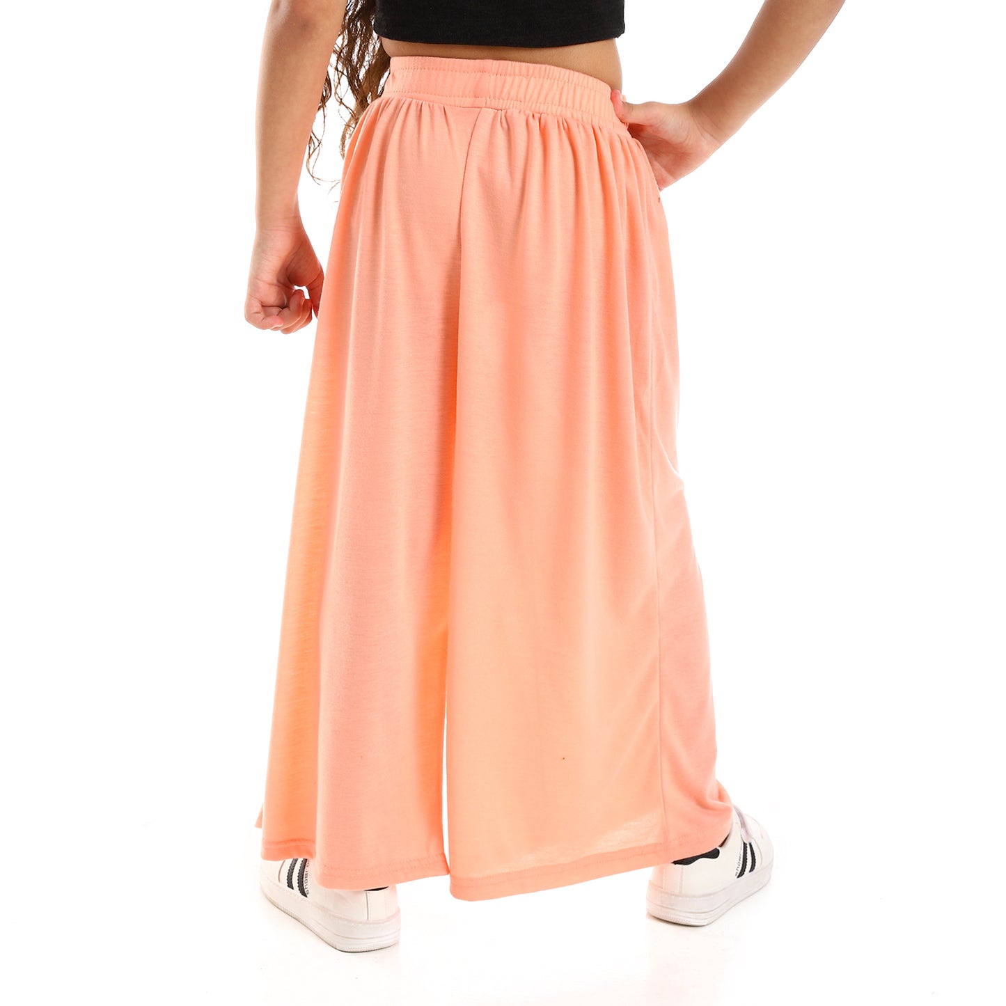 kady Girls Wide Leg Solid Pants