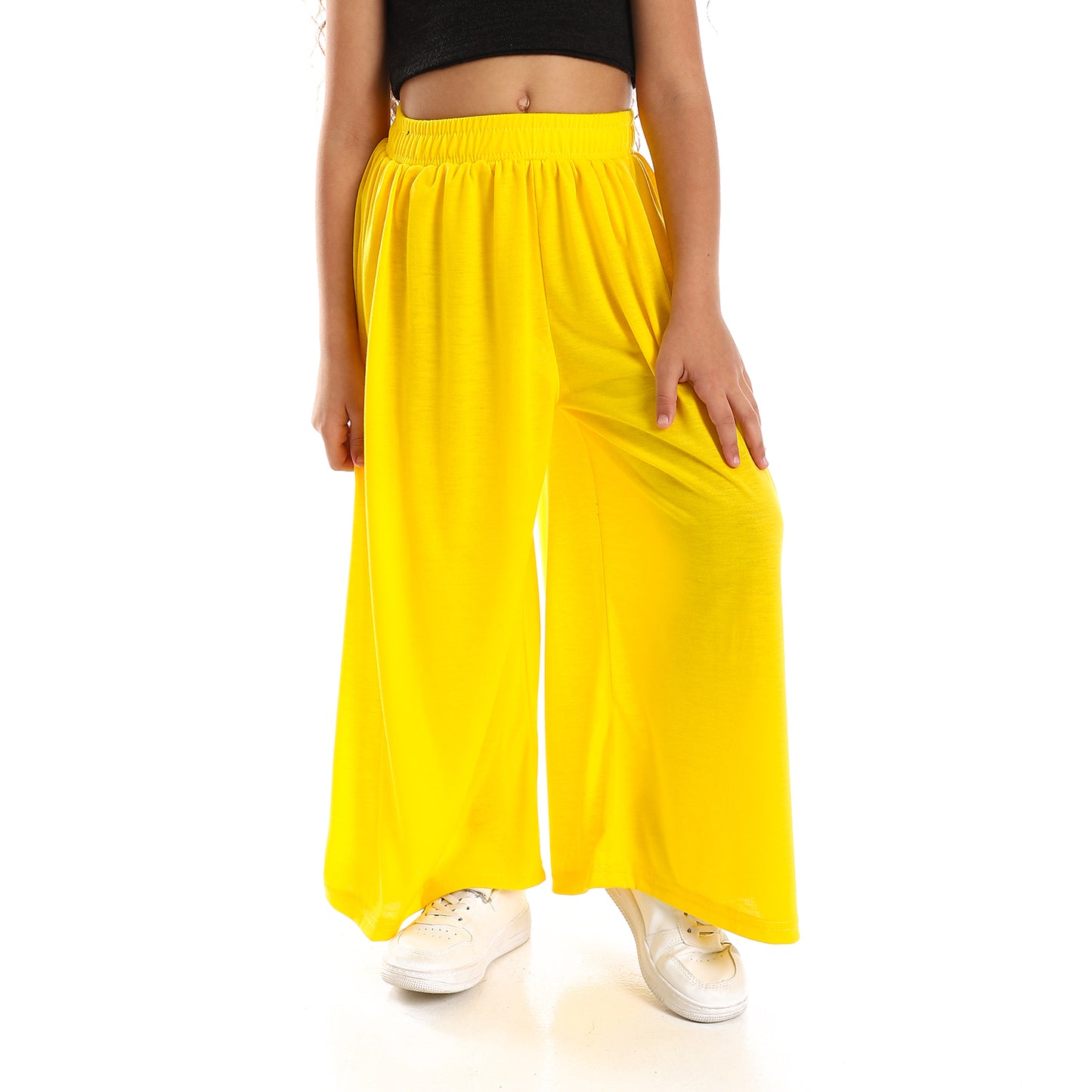 kady Girls Wide Leg Solid Pants
