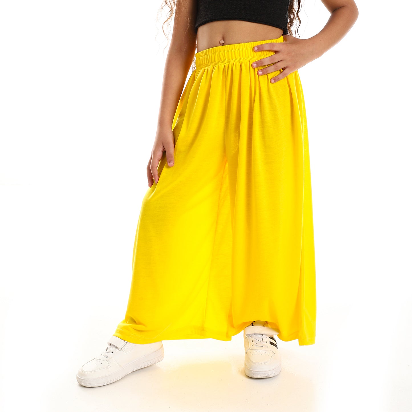 kady Girls Wide Leg Solid Pants