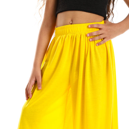 kady Girls Wide Leg Solid Pants