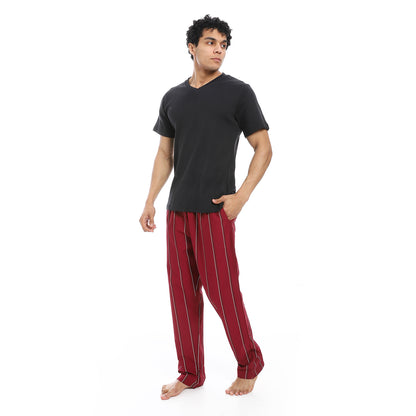 v neck pajama with pants