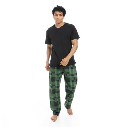 v neck pajama with pants