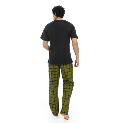 v neck pajama with pants
