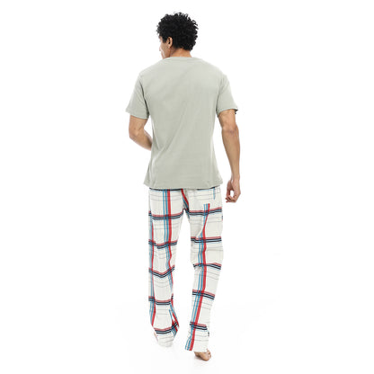 v neck pajama with pants