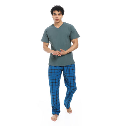 v neck pajama with pants