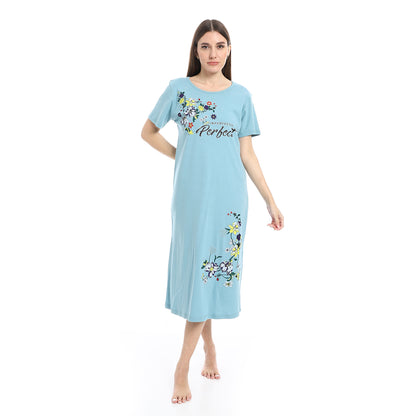 long sleepshirt short sleeves