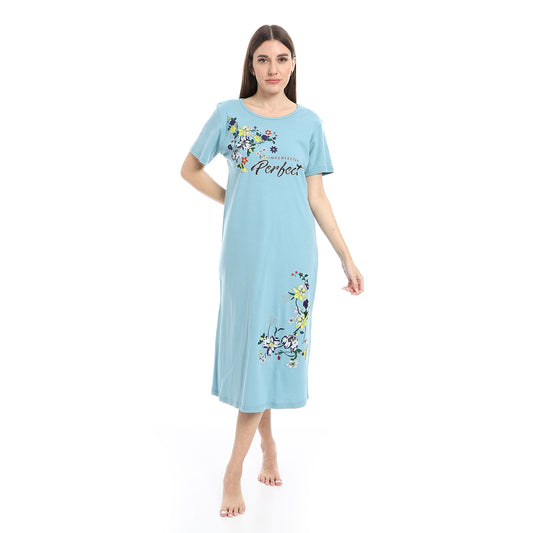 long sleepshirt short sleeves
