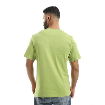 Basic Half Sleeves V- Neck Collar Plain T-Shirt
