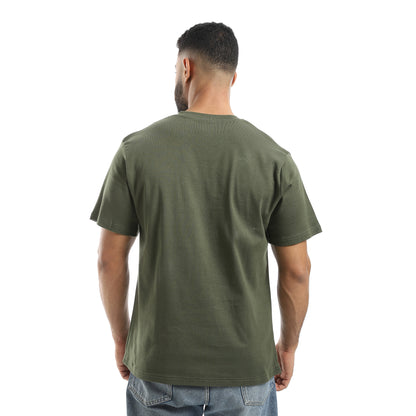 Basic Half Sleeves V- Neck Collar Plain T-Shirt