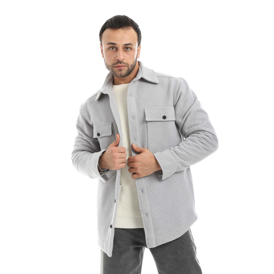 Red Circle Felt Shirt Men