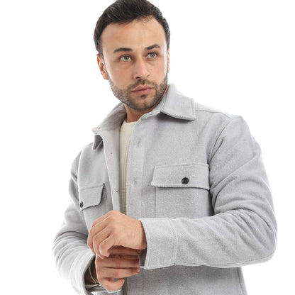 Red Circle Felt Shirt Men