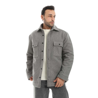 Red Circle Felt Shirt Men