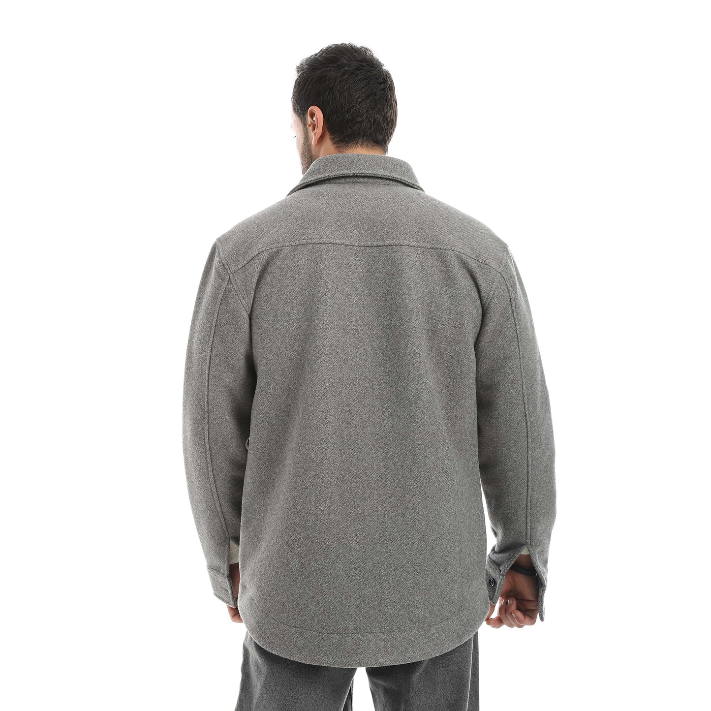 Red Circle Felt Shirt Men