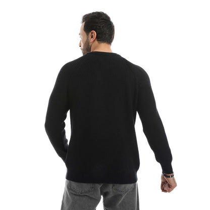 Red Circle Wool Pullover Men