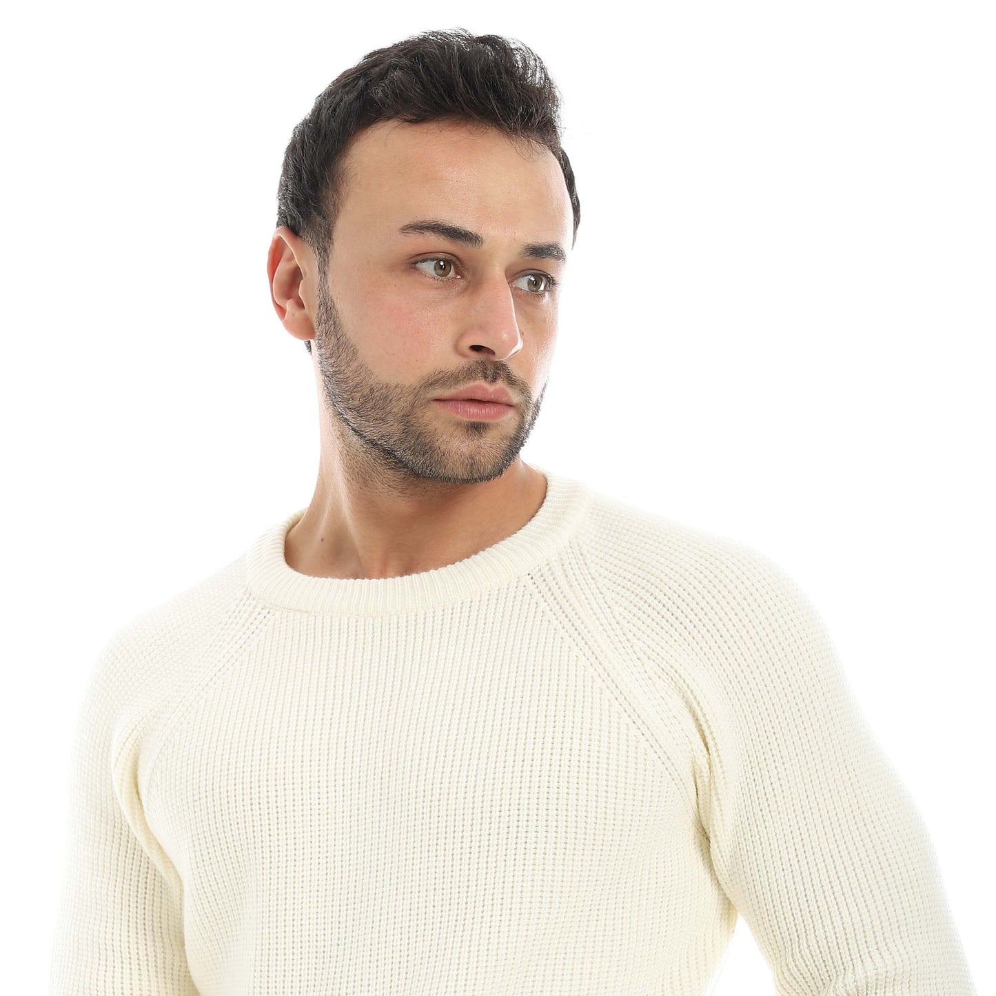 Red Circle Wool Pullover Men