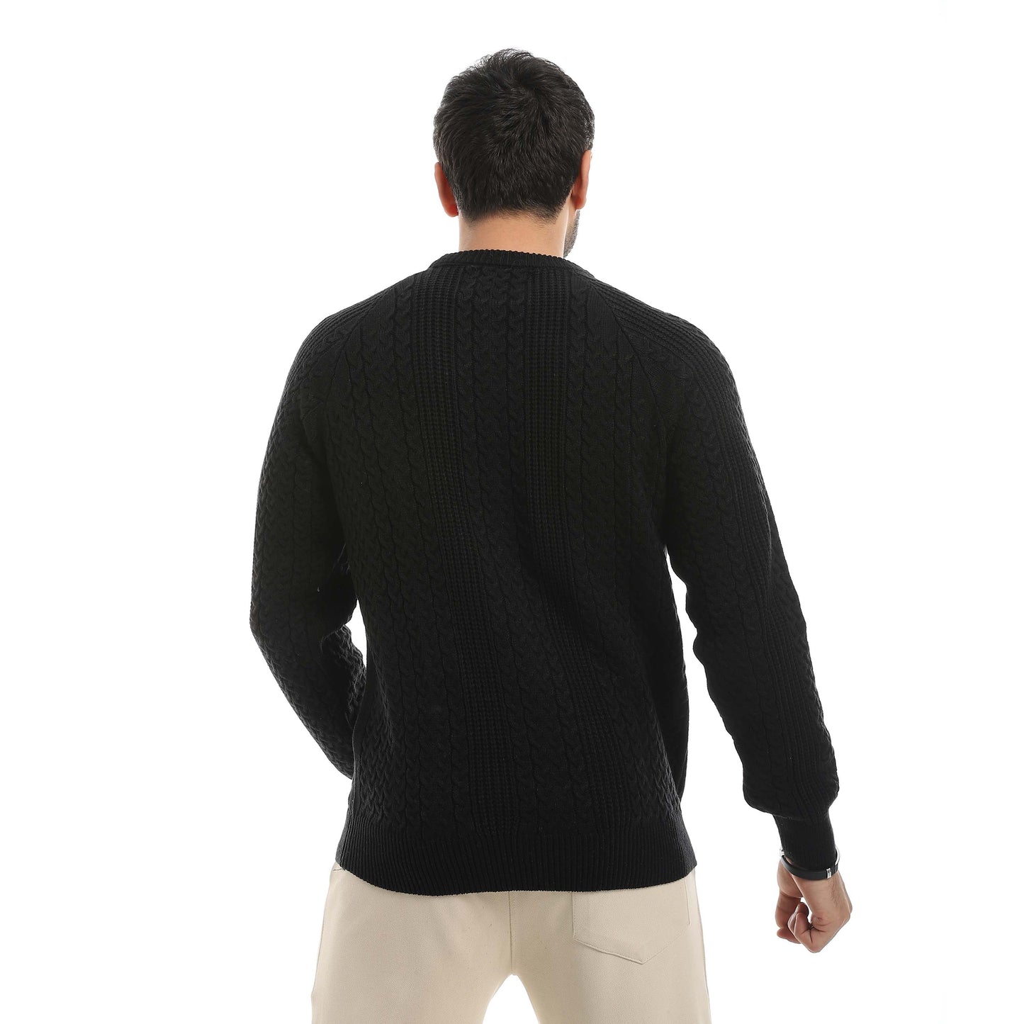 Red Circle Wool Pullover Men