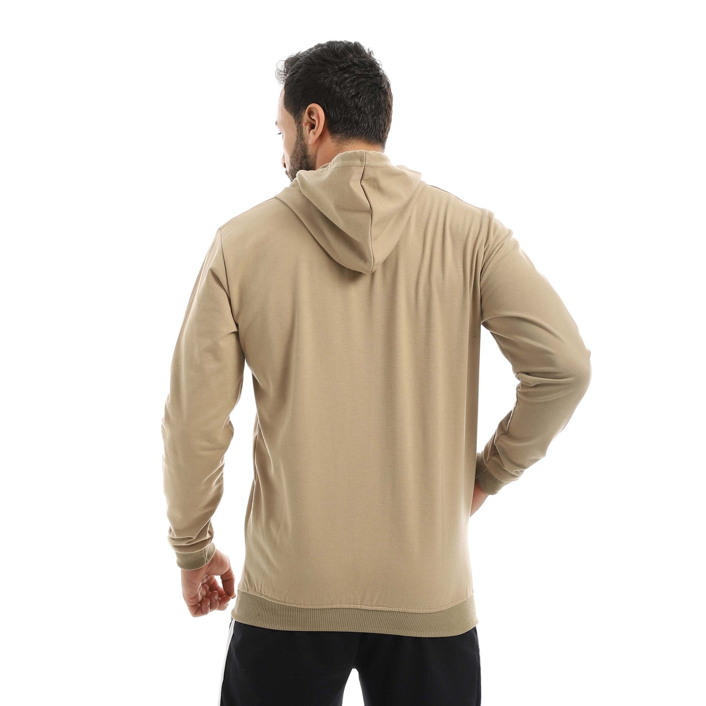 Red Circle Sweatshirt Hoodie + Zipper men