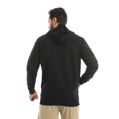 Red Circle Sweatshirt Hoodie + Zipper men