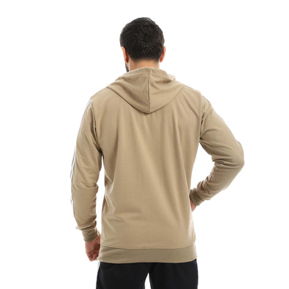 Red Circle Sweatshirt Hoodie + Zipper men