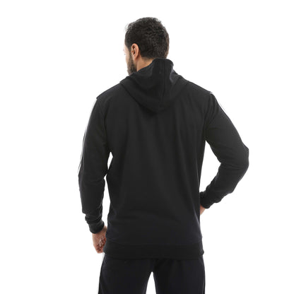 Red Circle Sweatshirt Hoodie + Zipper men