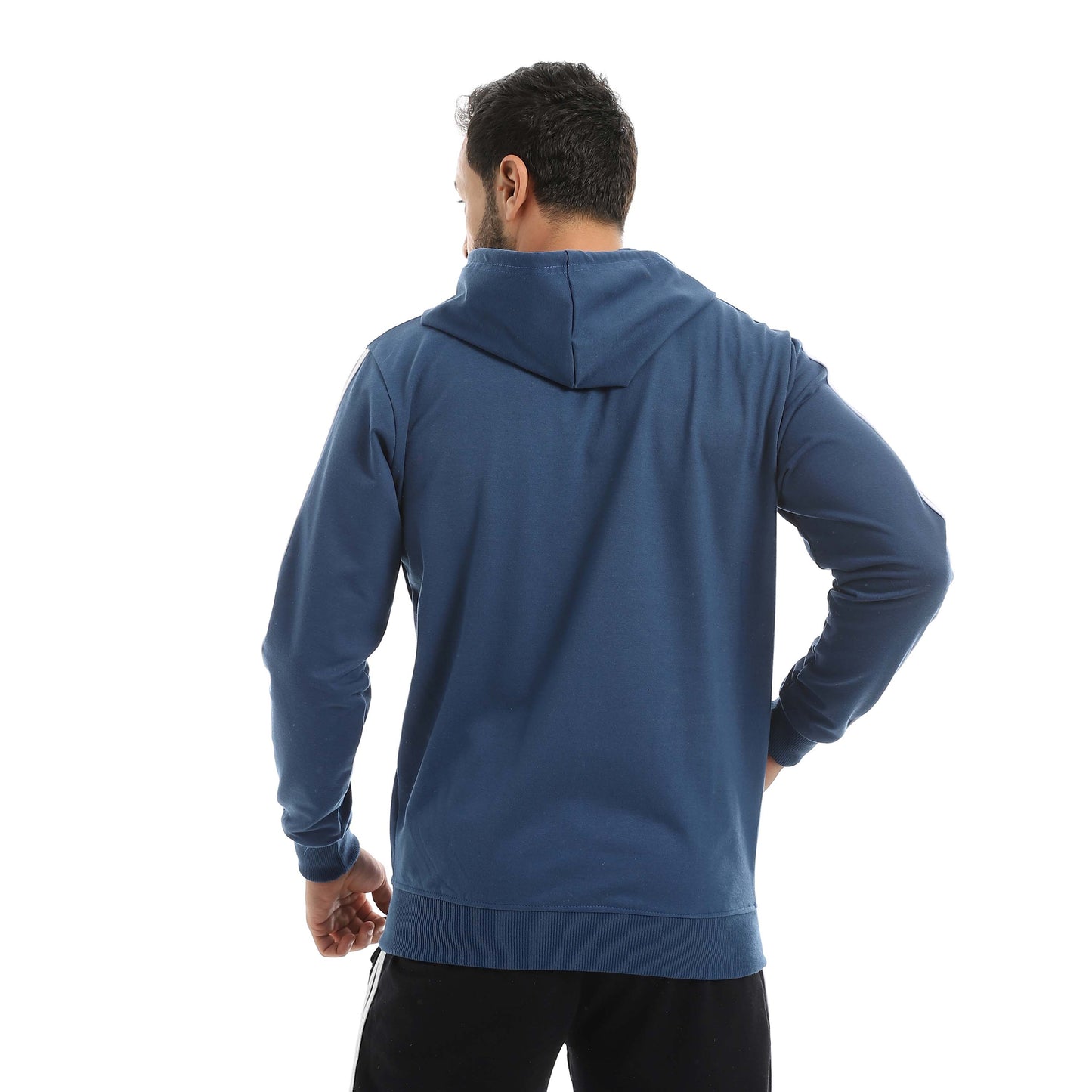 Red Circle Sweatshirt Hoodie + Zipper men