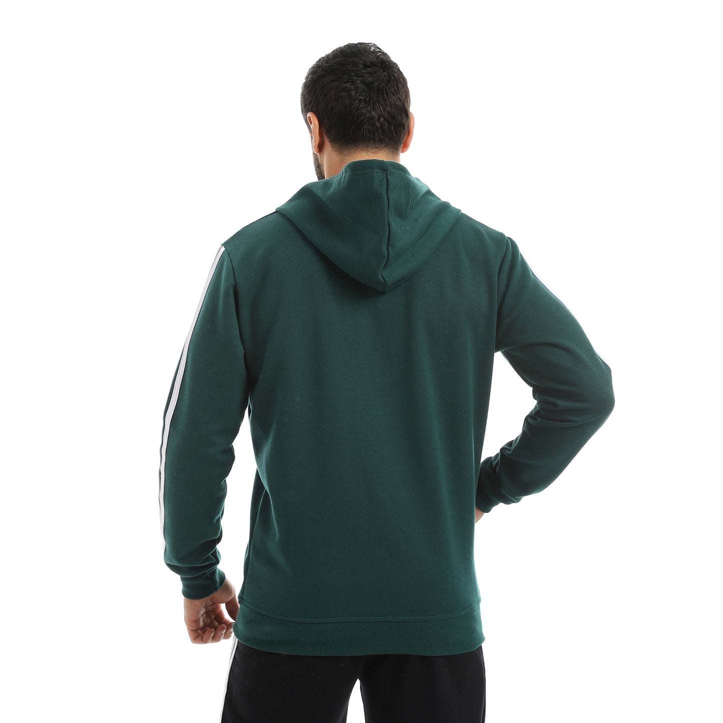 Red Circle Sweatshirt Hoodie + Zipper men