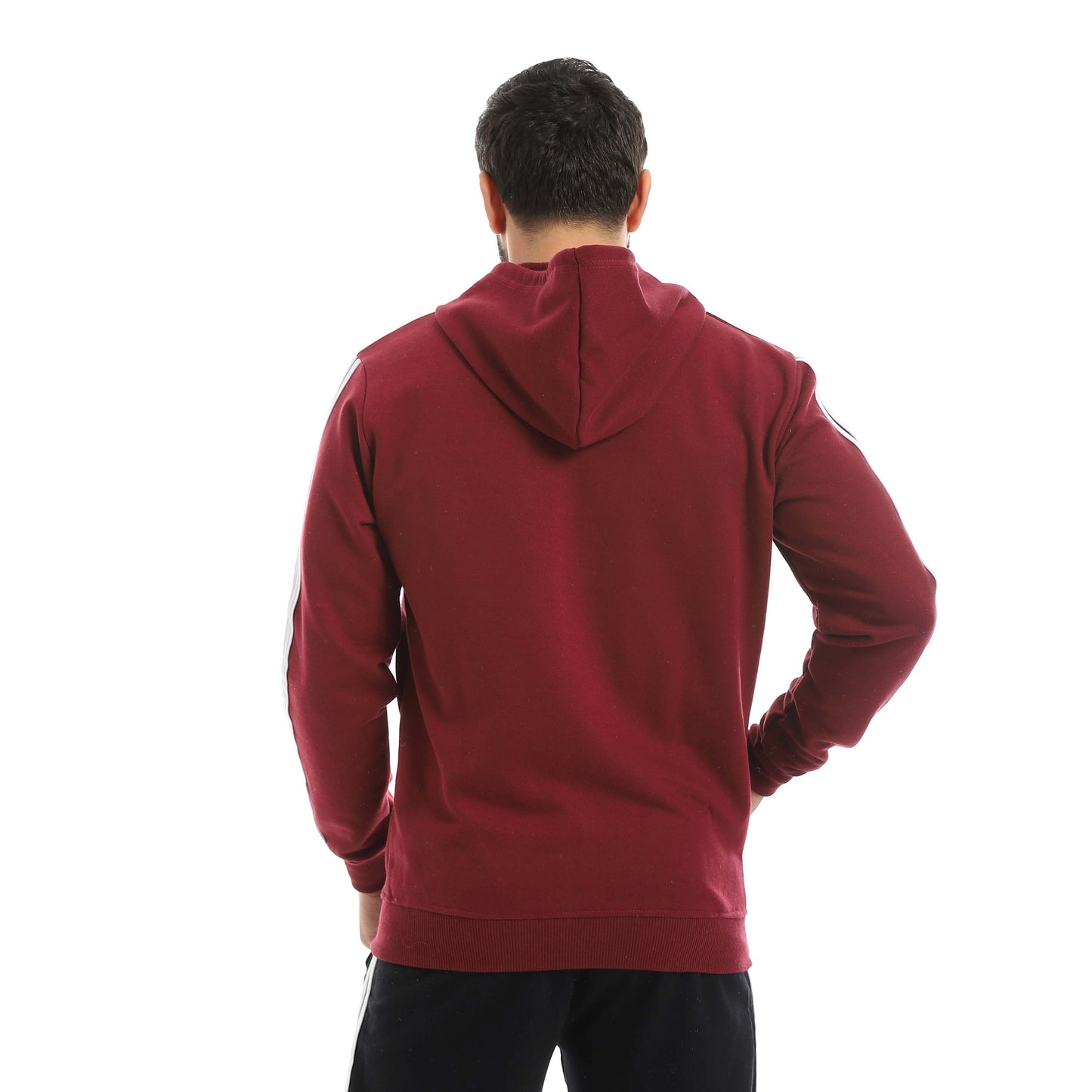 Red Circle Sweatshirt Hoodie + Zipper men